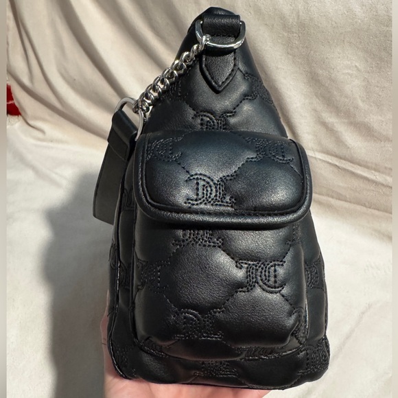 Juicy Couture Black Demure Hobo Style Shoulder Bag NWT - Picture 6 of 16